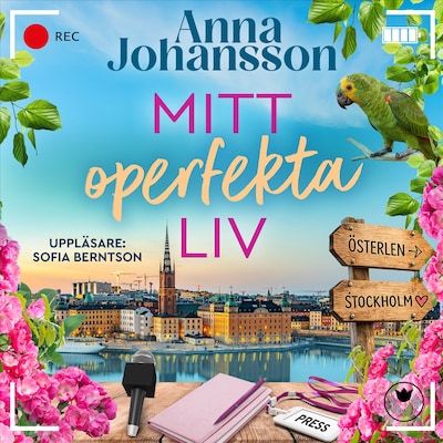 Mitt operfekta liv – omslag till ljudboken av Anna Johansson