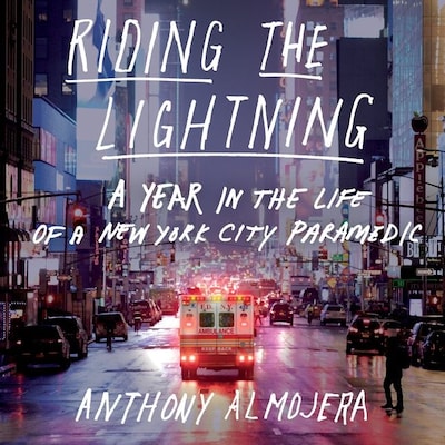 Riding the Lightning – omslag van het luisterboek van Anthony Almojera