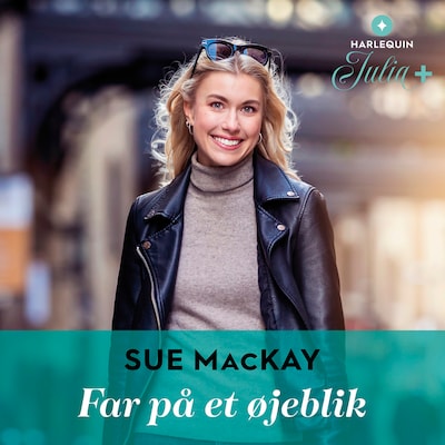 Far på et øjeblik – omslag til lydbogen af Sue MacKay