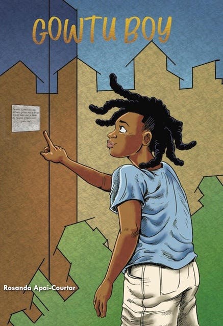 Gowtu Boy – omslag van het luisterboek van Rosanda Apai-Courtar