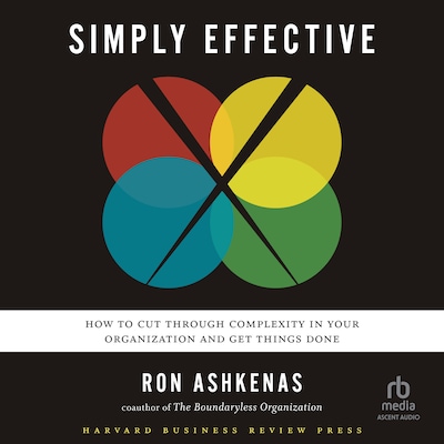Simply Effective – omslag til lydbogen af Ron Ashkenas