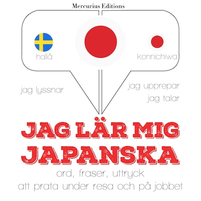 Jag lär mig japanska – omslag till ljudboken av JM Gardner
