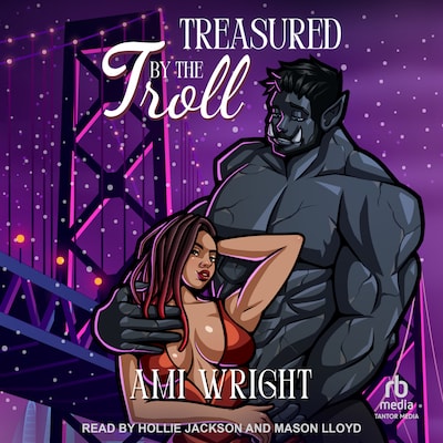 Treasured by the Troll – omslag til lydbogen af Ami Wright