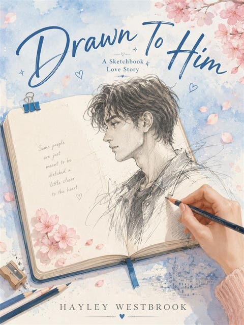 Drawn To Him – omslag til lydbogen af Hayley Westbrook