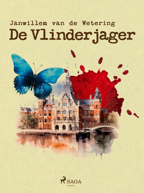 De vlinderjager – omslag van het luisterboek van Janwillem van de Wetering