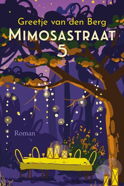 Mimosastraat 5 – omslag van het luisterboek van Greetje van den Berg