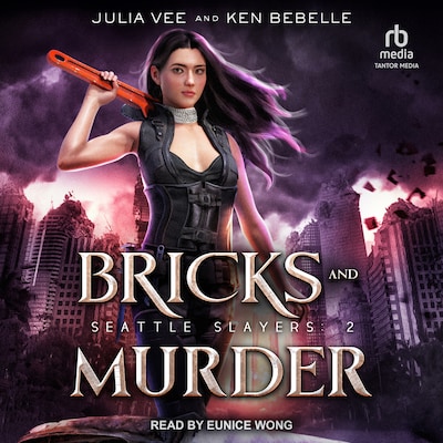 Bricks and Murder – omslag til lydbogen af Ken Bebelle, Julia Vee
