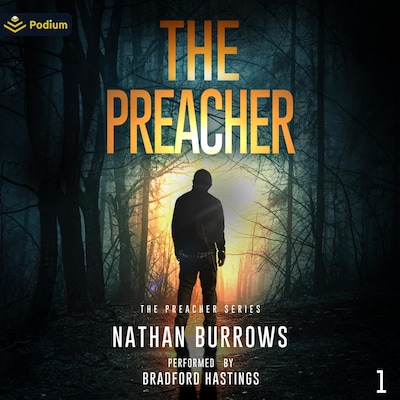 The Preacher – omslag til lydbogen af Nathan Burrows