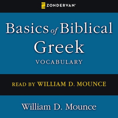 Basics of Biblical Greek Vocabulary – omslag til lydbogen af William D. Mounce