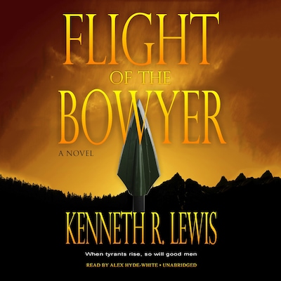 Flight of the Bowyer – omslag til lydbogen af Kenneth R. Lewis