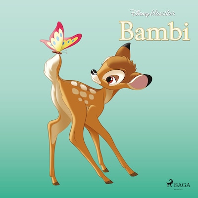 Walt Disneys klassikere - Bambi – omslag til lydbogen af Disney