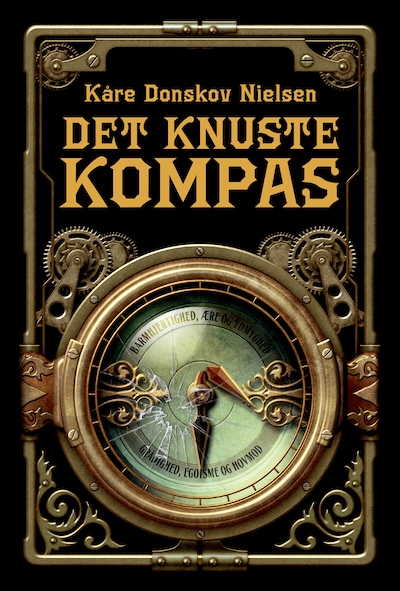 Det knuste kompas – omslag til lydbogen af Kåre Donskov Nielsen