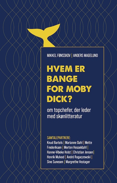 Hvem er bange for Moby Dick? – omslag til lydbogen af Mikkel Hybel Fønsskov Magelund