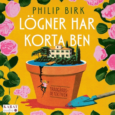 Lögner har korta ben – omslag till ljudboken av Philip Birk
