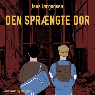 Den sprængte dør – omslag til lydbogen af Jens Jørgensen