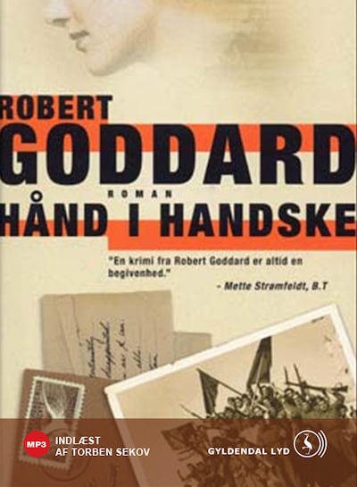 Hånd i handske – omslag til lydbogen af Robert Goddard