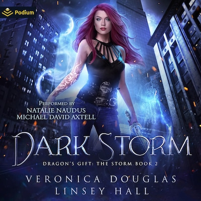 Dark Storm – omslag til lydbogen af Veronica Douglas, Linsey Hall