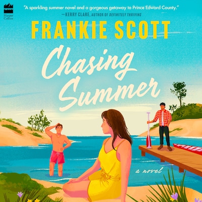 Chasing Summer – omslag til lydbogen af Frankie Scott