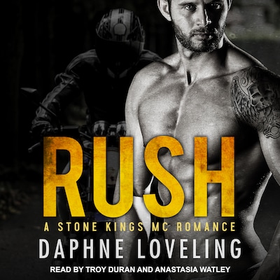 RUSH – omslag til lydbogen af Daphne Loveling