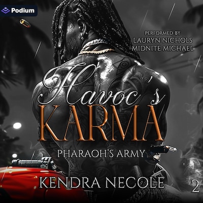 Havoc's Karma – omslag til lydbogen af Kendra Necole