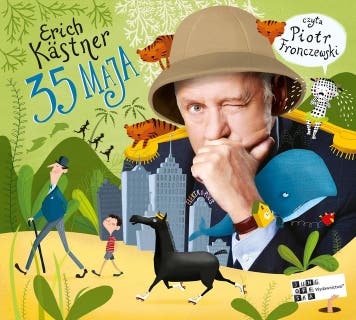 35 maja – okładka audiobooka, autor Erich Kästner