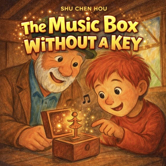 The Music Box Without a Key: A Heartwarming Story About Kindness, Sharing, and the Magic of Helping Others – omslag til lydbogen af Shu Chen Hou