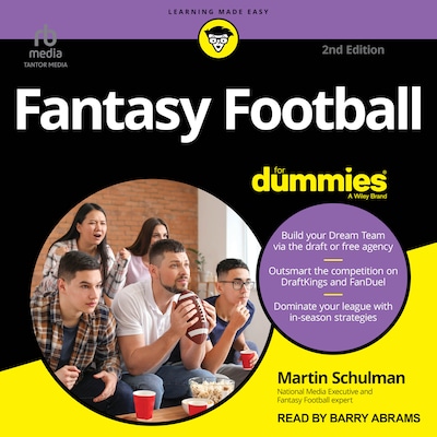 Fantasy Football For Dummies, 2nd Edition – omslag til lydbogen af Martin A. Schulman