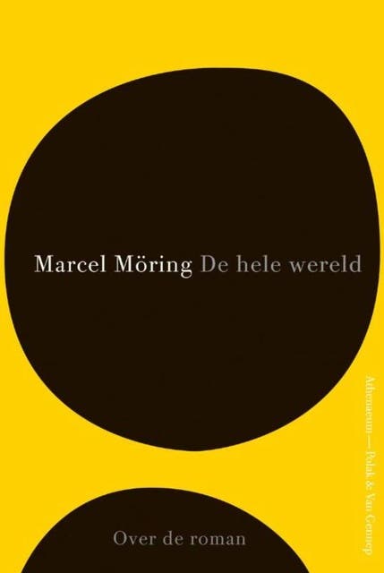De hele wereld – omslag van het luisterboek van Marcel Möring