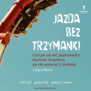 Jazda bez trzymanki – okładka audiobooka, autor s. Bogna Młynarz ZDCh