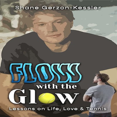 Flow with the Glow – omslag til lydbogen af Shane Gerzon-Kessler