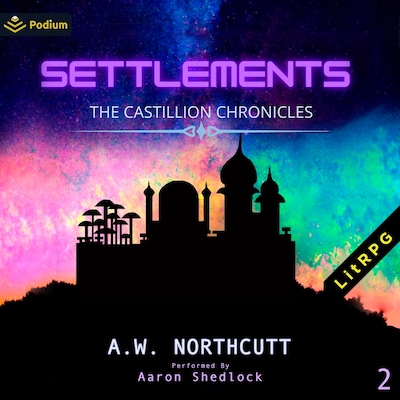 Settlements – omslag til lydbogen af A.W. Northcutt