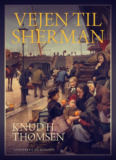 Vejen til Sherman – omslag til lydbogen af Knud H. Thomsen