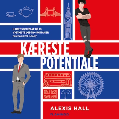 Kærestepotentiale – omslag til lydbogen af Alexis Hall