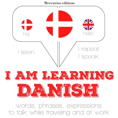 I am learning Danish – omslag til lydbogen af JM Gardner