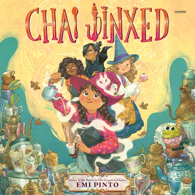 Chai Jinxed – omslag til lydbogen af Emi Pinto