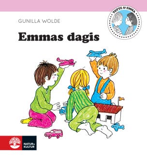 Emmas dagis – omslag till ljudboken av Gunilla Wolde