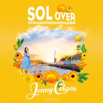 Sol over strandpromenaden – omslag til lydbogen af Jenny Colgan