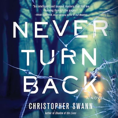 Never Turn Back – omslag til lydbogen af Christopher Swann