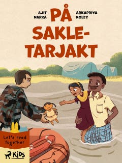 På sakletarjakt – omslag till ljudboken av Ajit Narra,Arkapriya Koley