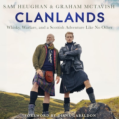 Clanlands – omslag til lydbogen af Sam Heughan, Graham McTavish