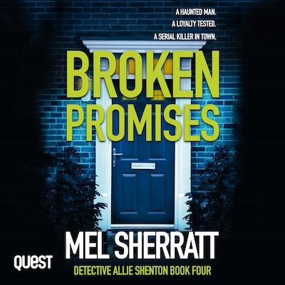 Broken Promises – omslag til lydbogen af Mel Sherratt