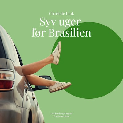 Syv uger før Brasilien – omslag til lydbogen af Charlotte Inuk