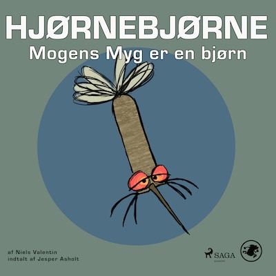 Hjørnebjørne 48 - Mogens Myg er en bjørn – omslag til lydbogen af Niels Valentin