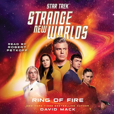 Star Trek: Strange New Worlds: Ring of Fire – omslag til lydbogen af David Mack