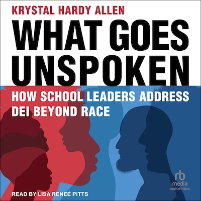 What Goes Unspoken – omslag til lydbogen af Krystal Hardy Allen