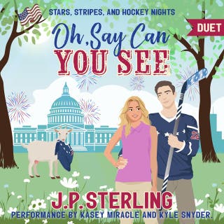 Oh, Say Can You See – omslag till ljudboken av J.P. Sterling