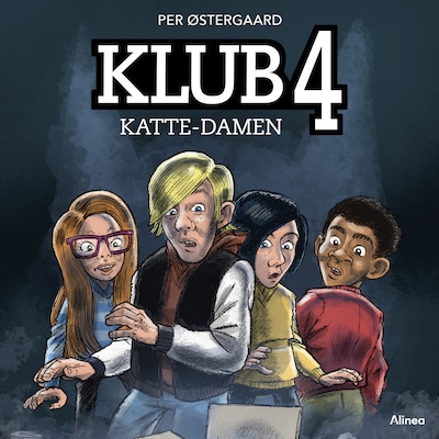Klub 4 - Kattedamen – omslag til lydbogen af Per Østergaard