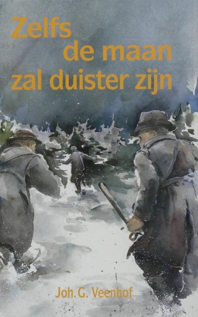 Zelfs de maan zal duister zijn – omslag van het luisterboek van Joh. G. Veenhof