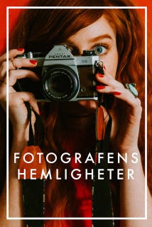 Fotografens hemligheter – omslag till ljudboken av Nicotext Förlag
