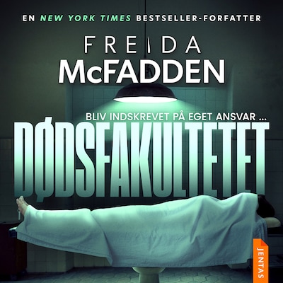 Dødsfakultetet – omslag til lydbogen af Freida McFadden